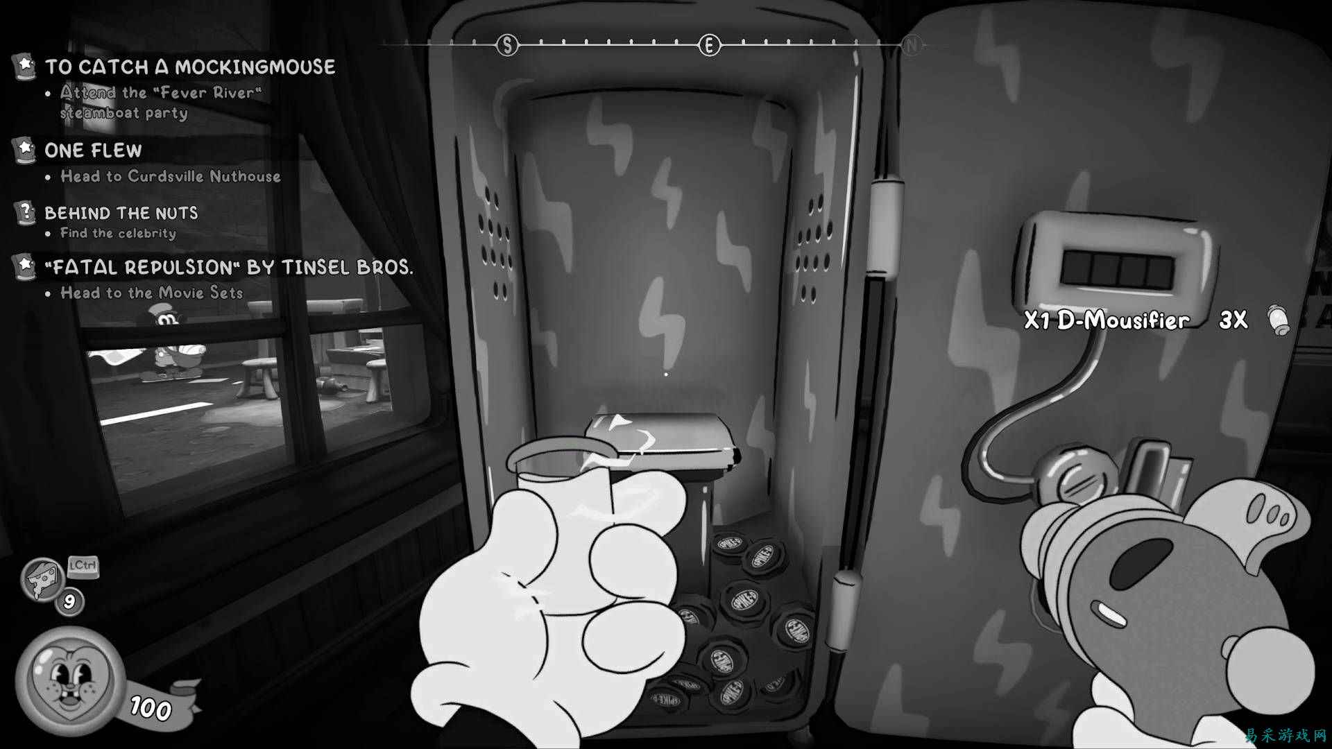 在《Mouse: P.I. For Hire》中，从奖品贩卖机（Prize D-Spenser）里能获得什么？