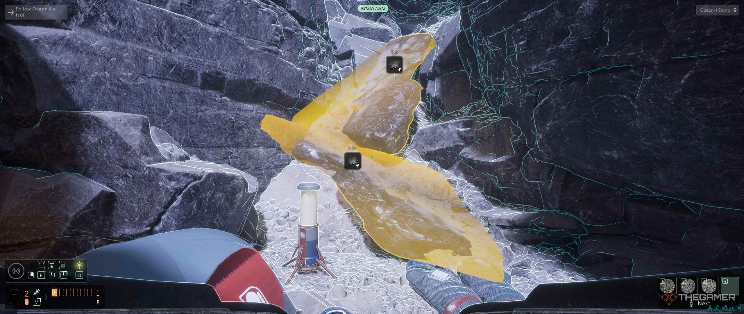 如何停止《Cthulhu: The Cosmic Abyss》第四章的瀑布