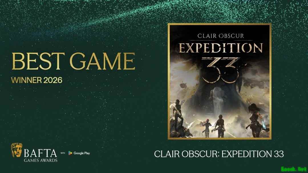 光与影：33号远征队横扫BAFTA等五大奖，成史上第二款全满贯游戏
