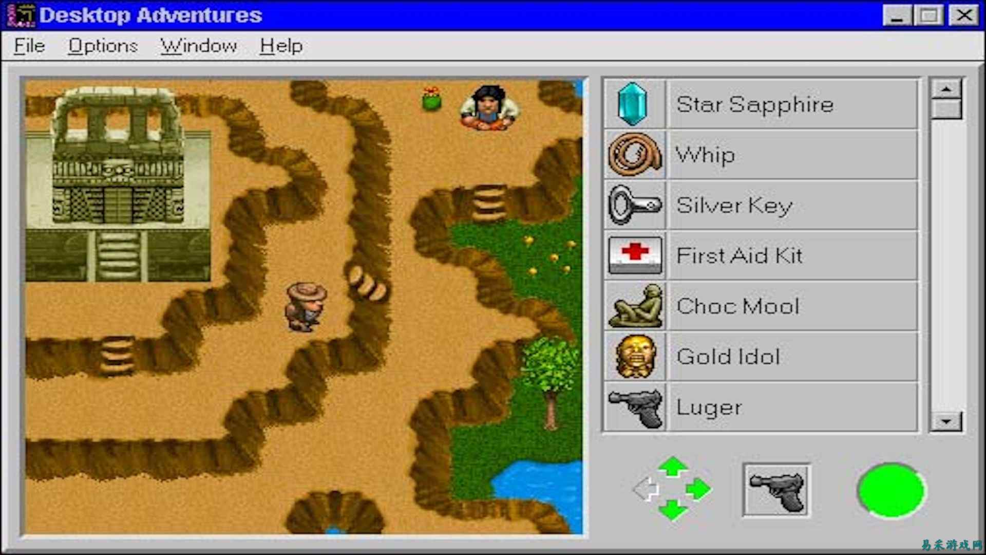 正是这款复古的 Indiana Jones and His Desktop Adventures 游戏，点燃了我对冒险类游戏的一生热爱。