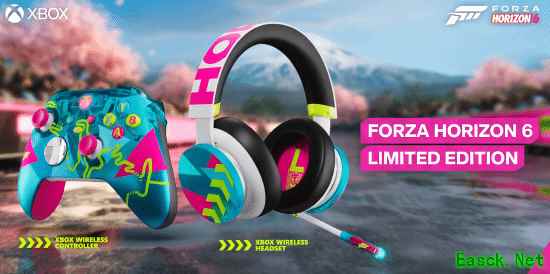 《极限竞速：地平线6》限定手柄耳机公布！方向盘质感半透明外壳