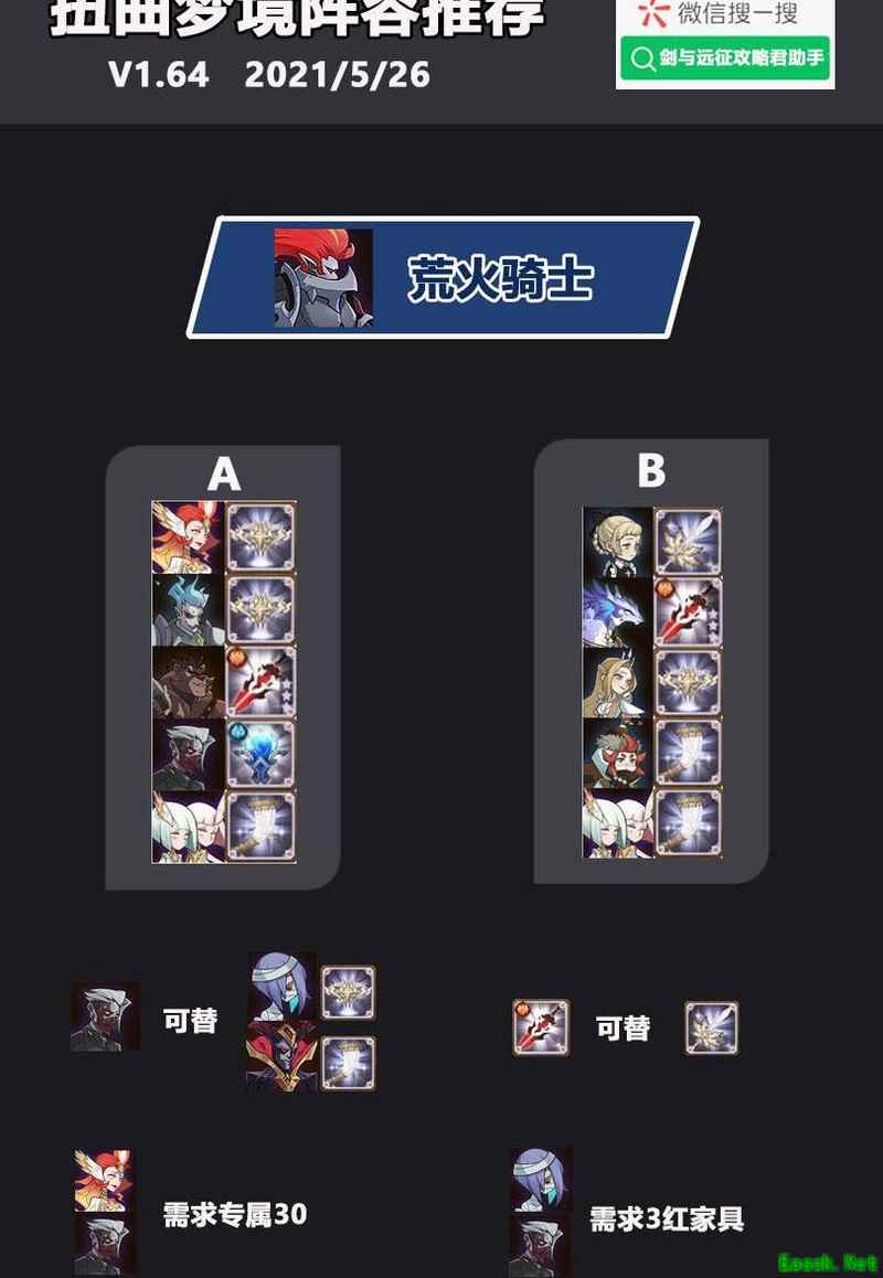 剑与远征：扭曲梦境BOSS阵容推荐