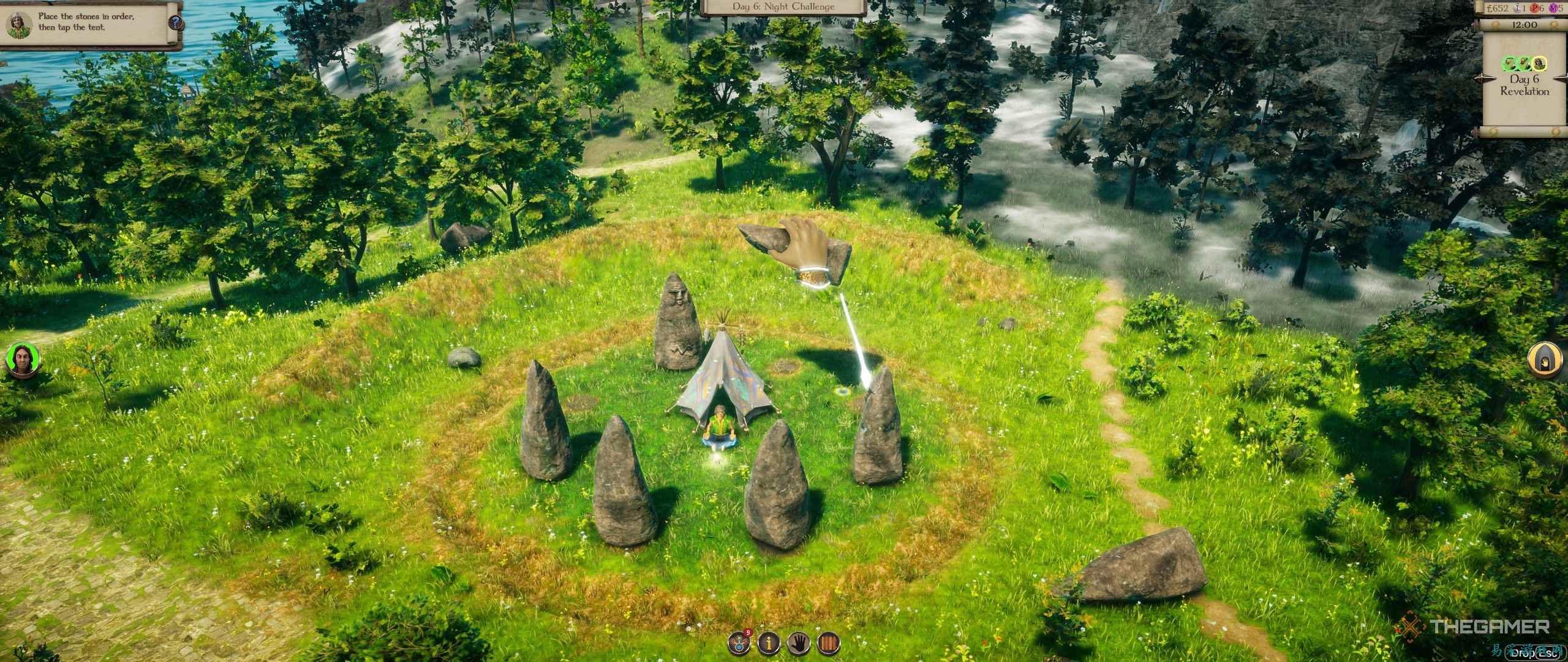 如何在《Masters of Albion》中找到石圈所需的正确石头