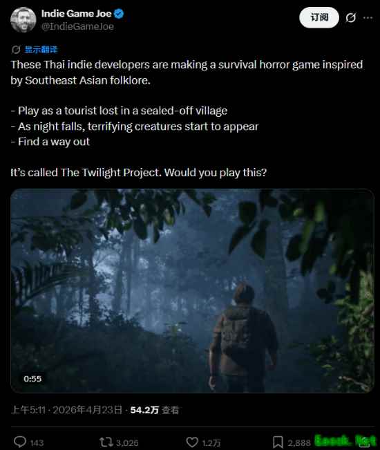 暮影计划登陆Steam：东南亚志怪恐怖新作引爆独立游戏圈