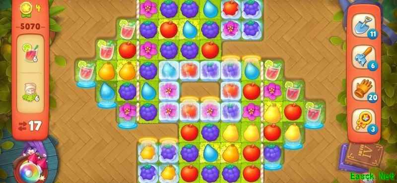 梦幻花园5070关双彩攻略