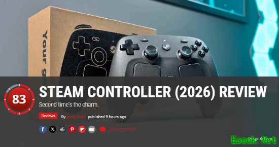 83分!外媒评测Steam新手柄！模拟鼠标 性价比存疑