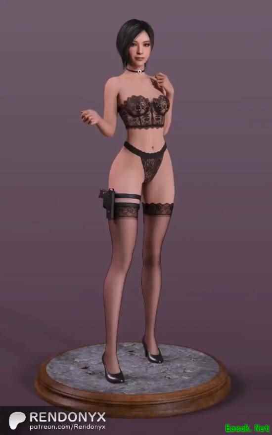 Rendonyx发布艾达·王现代风3D转盘动画，精细还原质感与结构