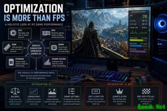 别信FPS!PC游戏优化真相大揭秘:拒绝无脑全高