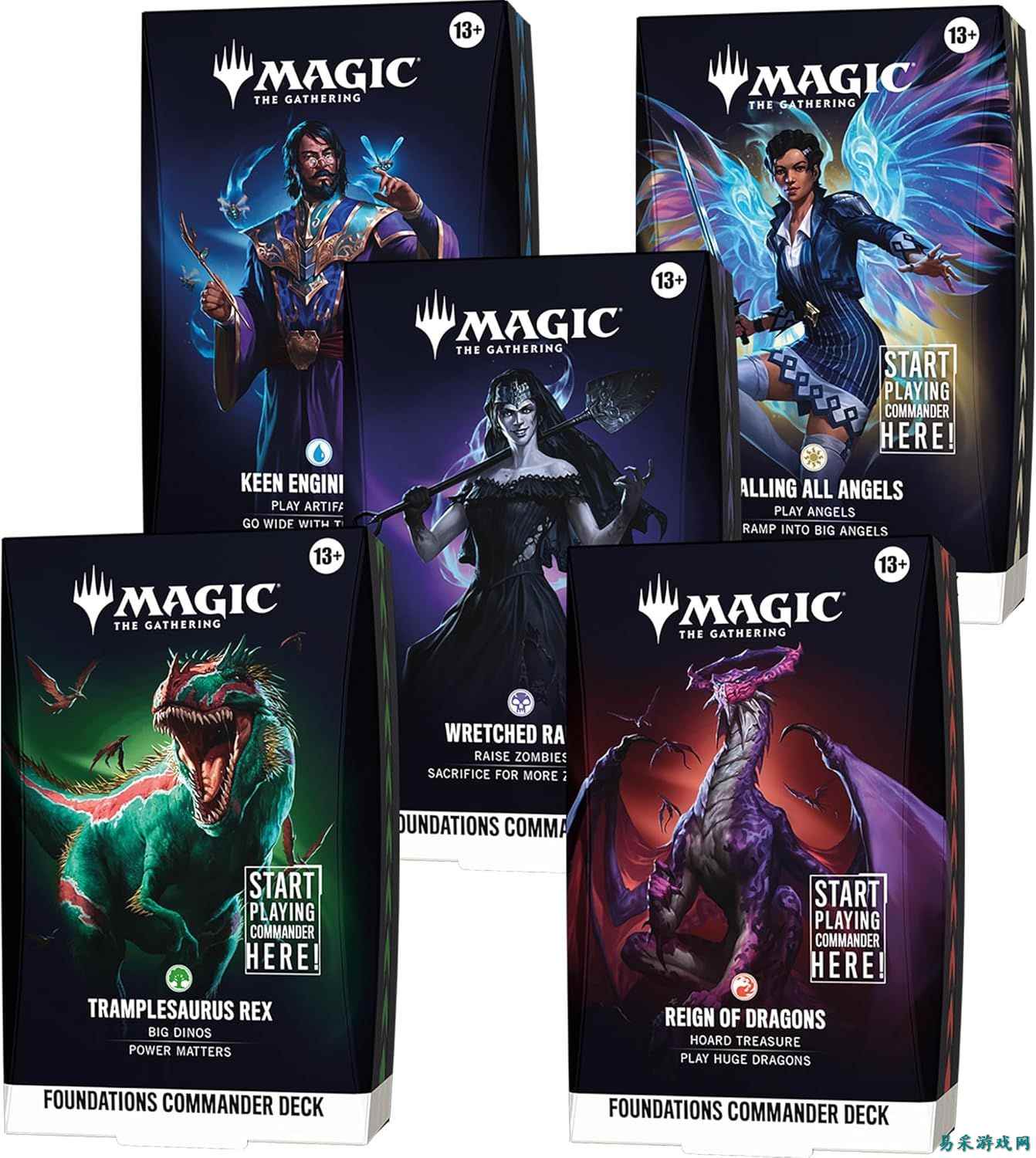 Magic 的 X4:基石 指挥官套牌看起来非常适合新玩家