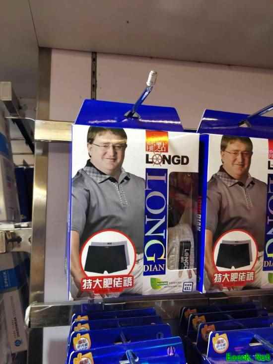 中国品牌内裤印G胖肖像走红海外，荒诞幽默引爆Steam玩家热议