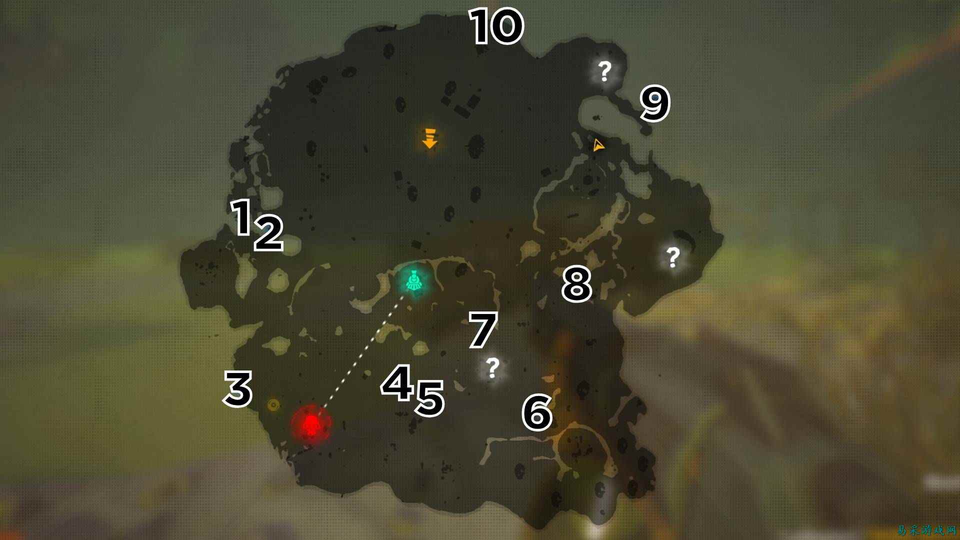 《Far Far West》41区所有坟墓位置
