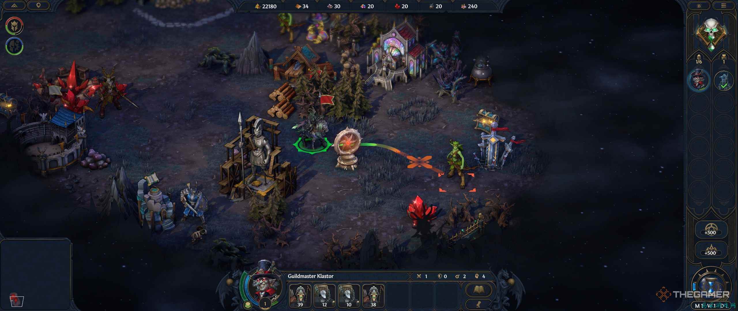 如何在《Heroes of Might and Magic: Olden Era》中游玩墓园（Necropolis）阵营