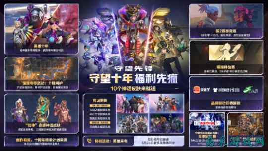 十个神话皮来就送！邀请全体玩家共庆《守望先锋》10周年
