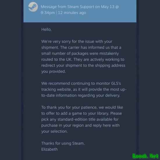 Steam用户手柄误发英国，Valve致歉并赠任选游戏补偿