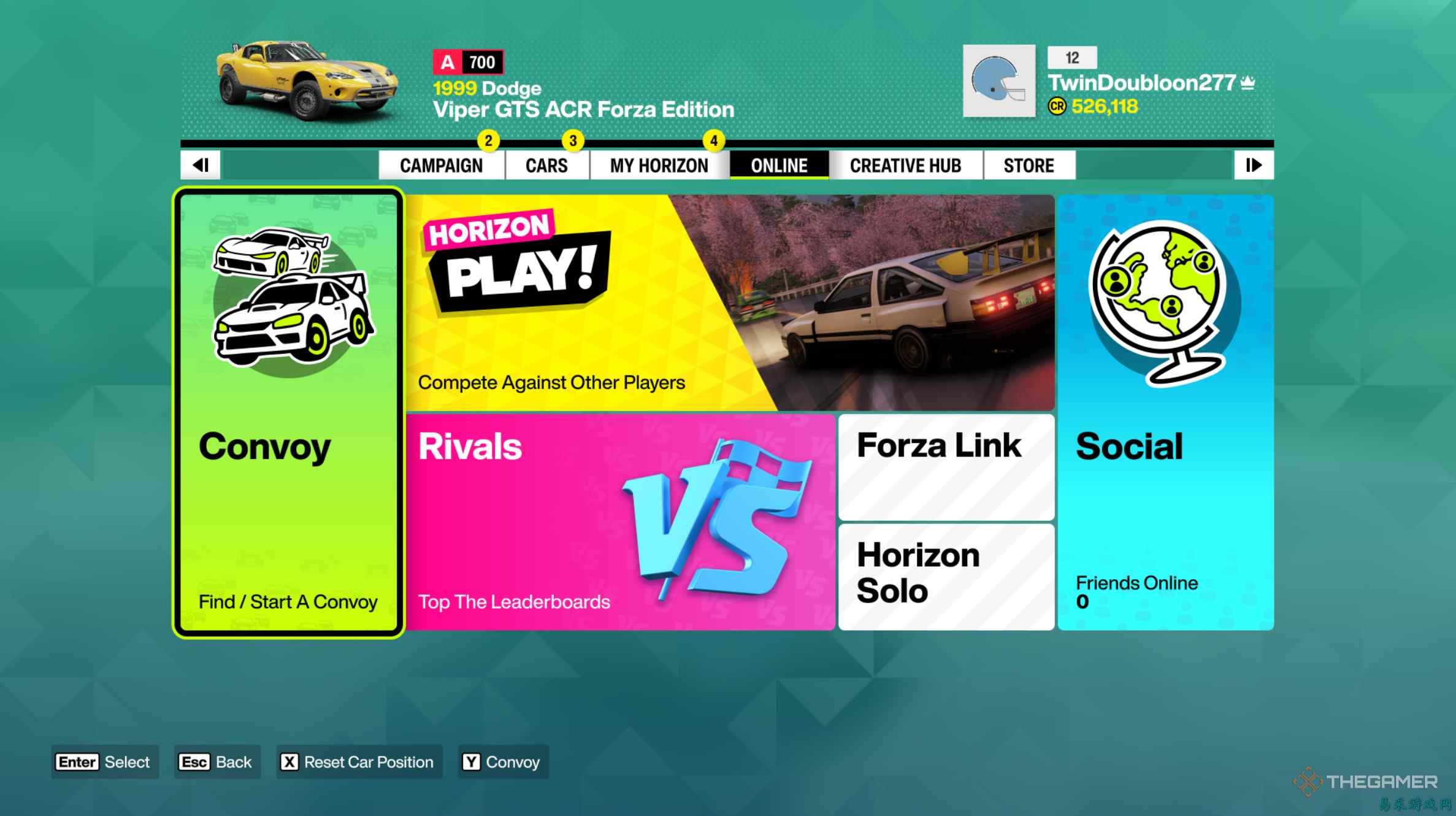 如何在《Forza Horizon 6》中与好友联机游玩