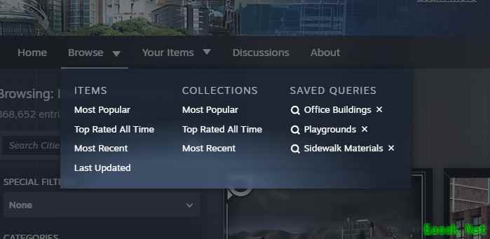 Steam创意工坊全面升级界面:网格化浏览、悬停预览与DLC筛选优化