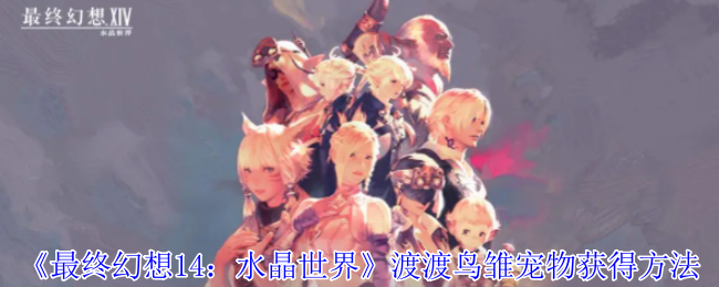 《最终幻想14:水晶世界》渡渡鸟雏宠物获得方法