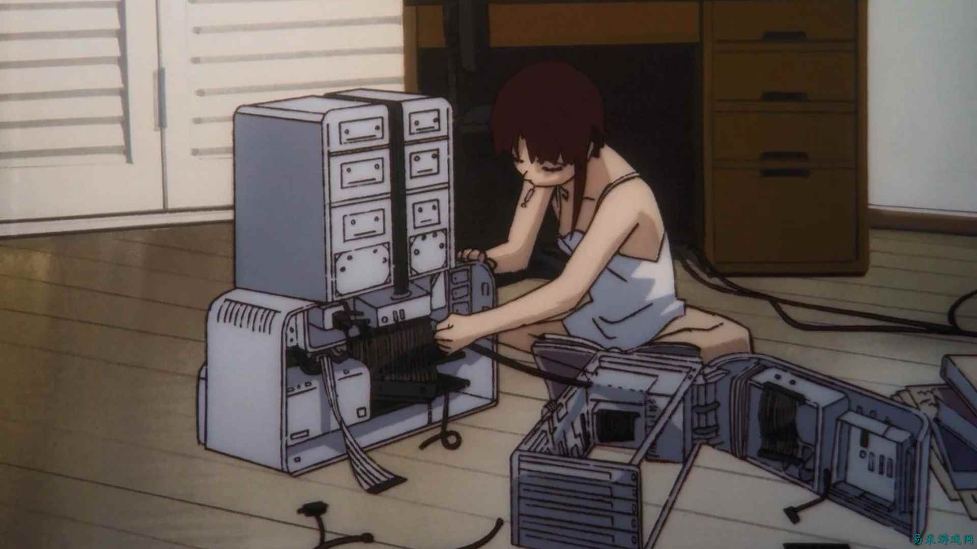 《Serial Experiments Lain》依然让人感觉像是坠入了互联网的兔子洞。