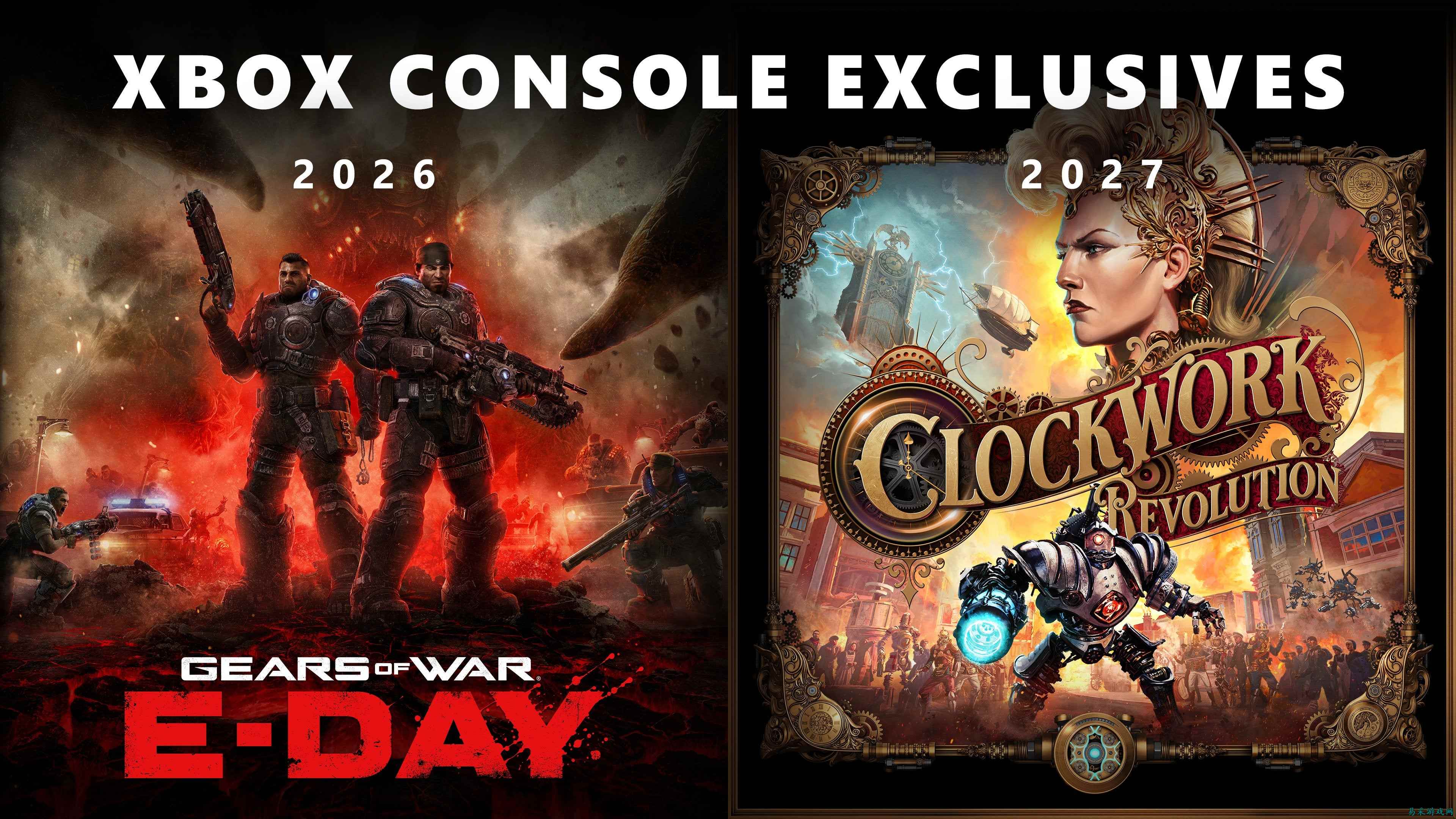 Xbox表示《战争机器：事变日》与《Clockwork Revolution》并非“限时独占”，这意味着它们永远不会登陆PlayStation平台。