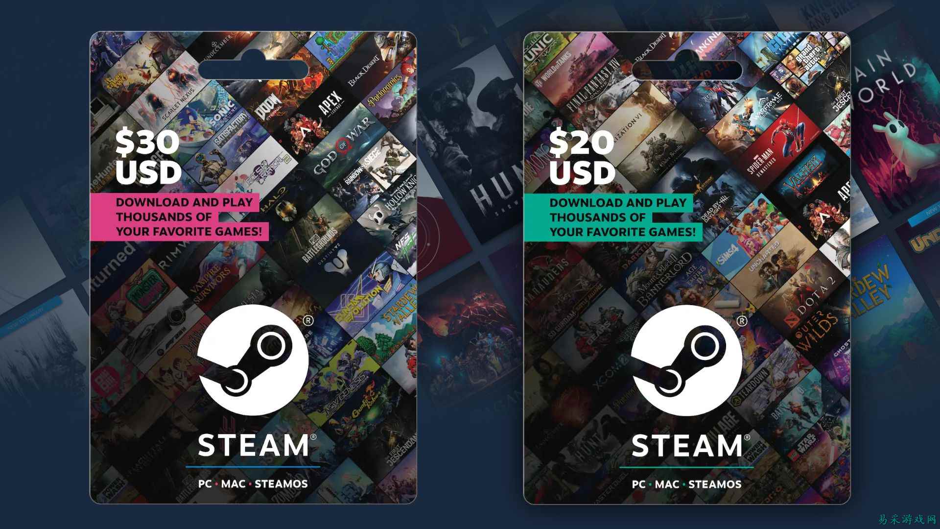 因诈骗泛滥，Valve 停止发售实体 Steam 礼品卡