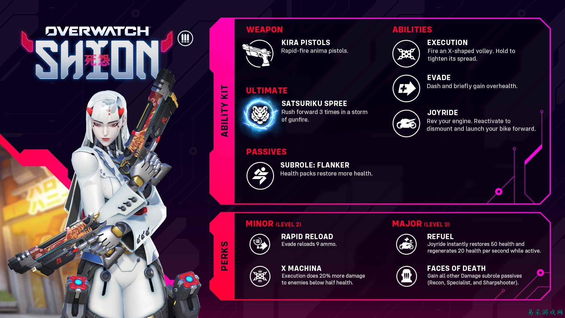 Overwatch第52位英雄Shion首支实机演示公布，惊艳内容定会让你大吃一惊