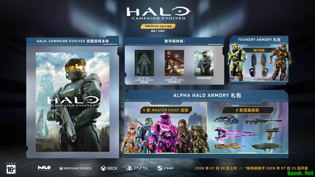 光环:战役进化重制版2026年7月29日跨平台发售,献礼系列25周年