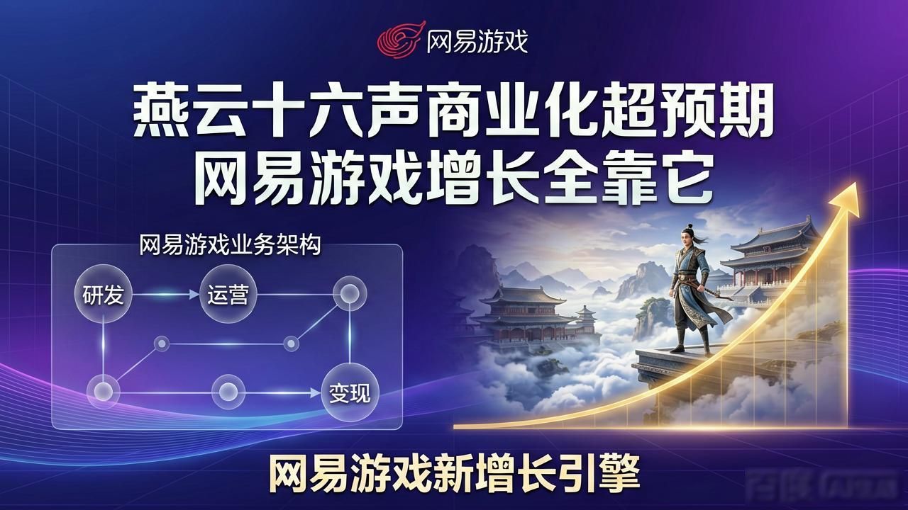 网易的未来_网易未来发展战略_燕云十六声商业化表现超预期,是网易游戏业务的重要增长引擎