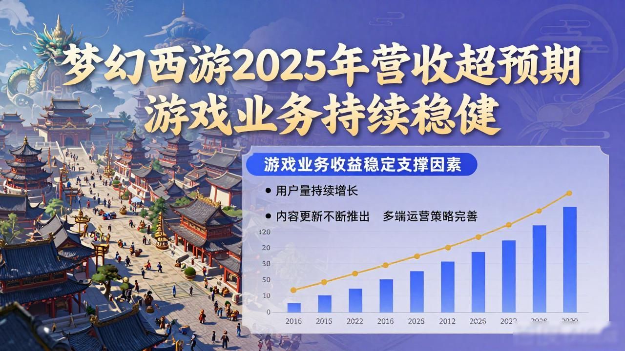 梦幻西游2025年营收超预期,游戏业务收益稳定_梦幻西游端游营收_2020年梦幻西游营收