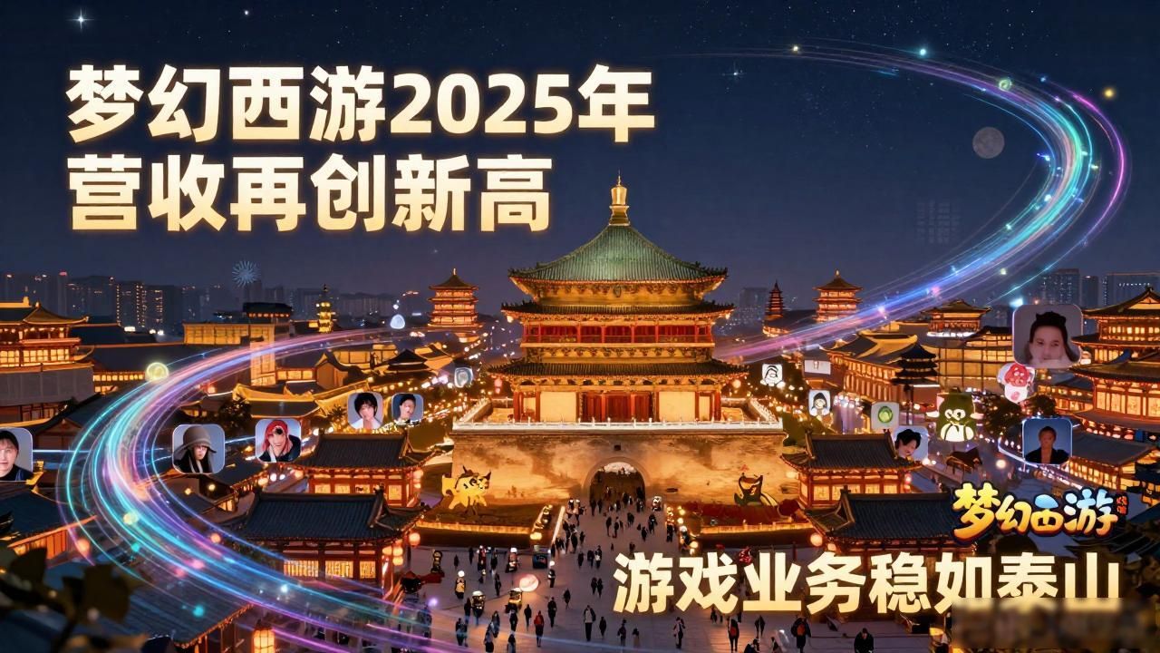 梦幻西游端游营收_梦幻西游2025年营收超预期，游戏业务收益稳定_2020年梦幻西游营收