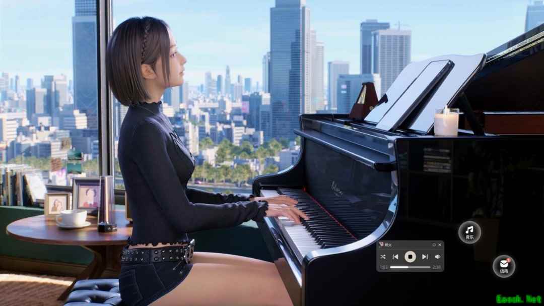 米哈游推桌面互动应用BSide:Olivia Lin,融合AI陪伴与黑胶钢琴体验