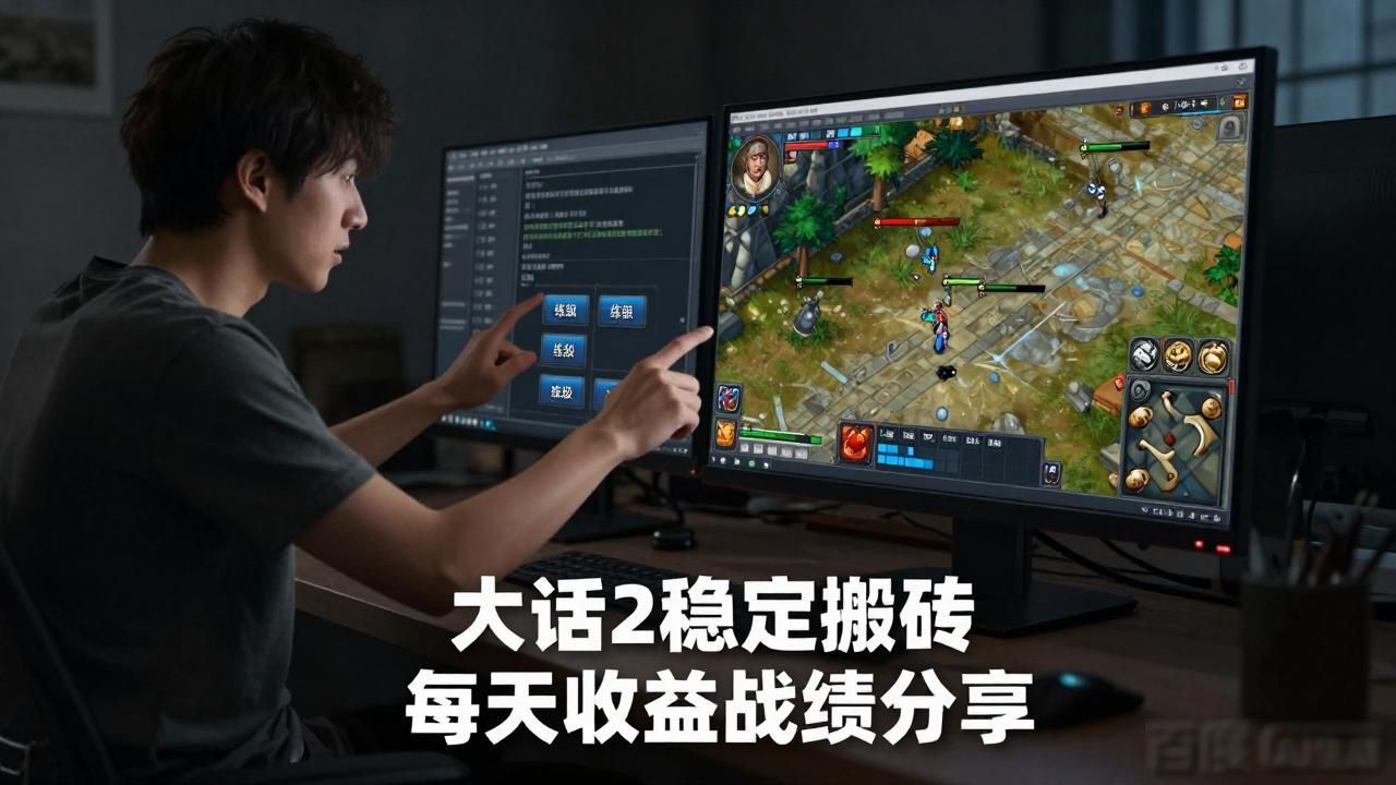 大话2稳定搬砖 每天收益战绩分享