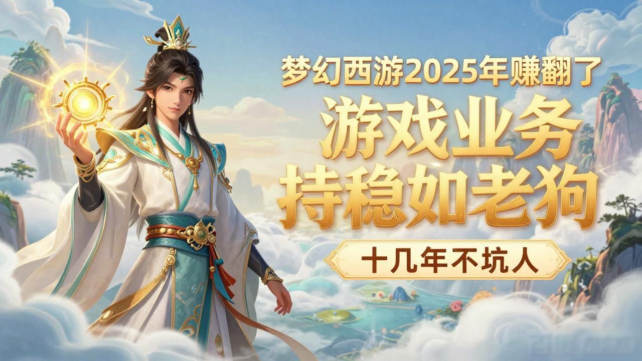 梦幻西游2025年营收超预期,游戏业务收益稳定_梦幻西游营收_梦幻西游营收2019