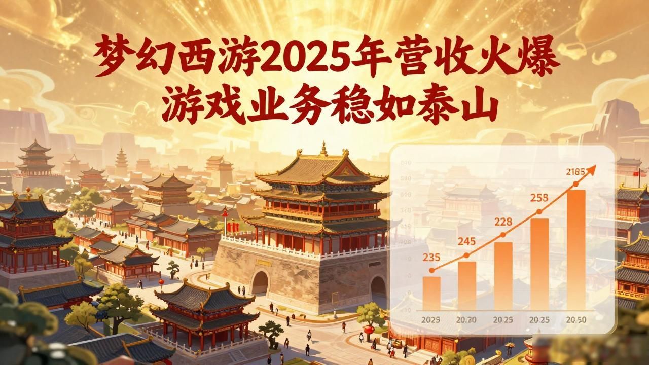 梦幻西游营收_梦幻西游2025年营收超预期，游戏业务收益稳定_梦幻西游端游营收