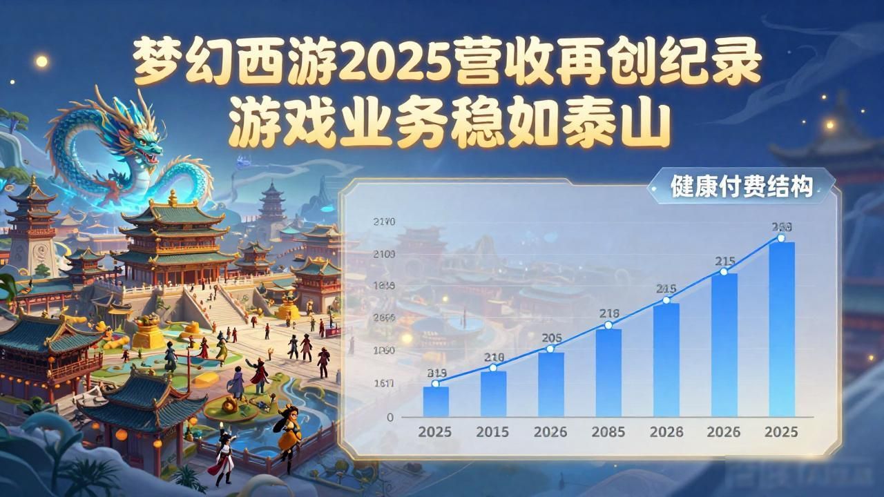 梦幻西游端游营收_梦幻西游营收_梦幻西游2025年营收超预期，游戏业务收益稳定
