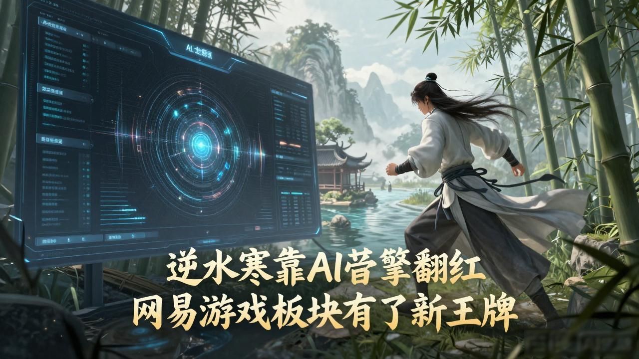 网易新业务_网易进军_逆水寒 AI引擎助力成为网易游戏板块主力军