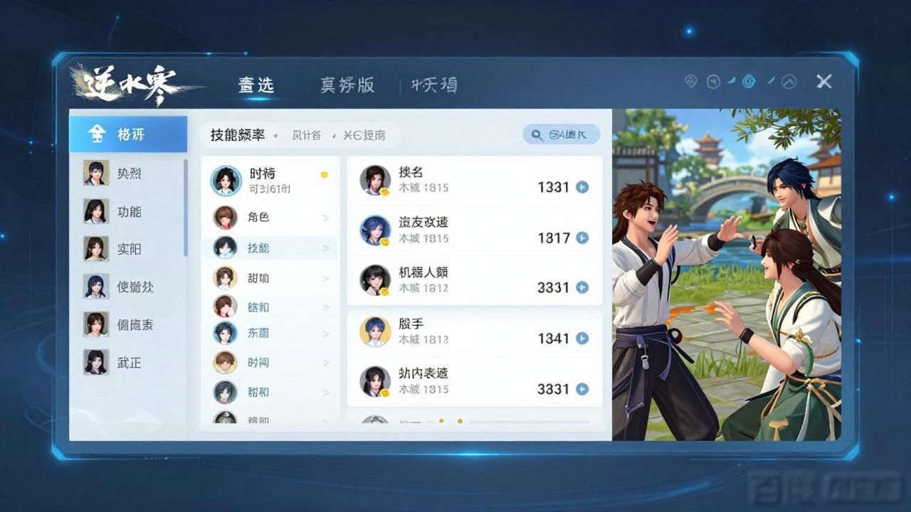 逆水寒 AI引擎助力成为网易游戏板块主力军_网易新项目_网易自主研发的游戏引擎
