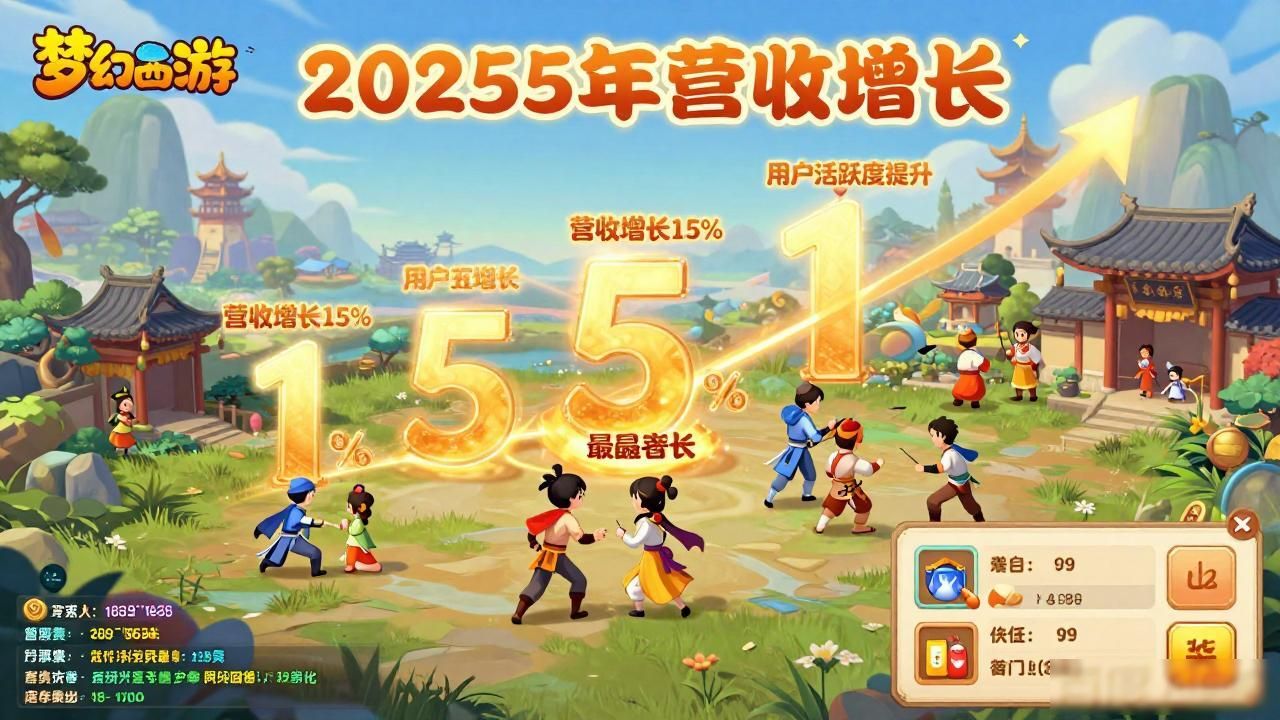 梦幻西游营收_2020年梦幻西游营收_梦幻西游2025年营收超预期，游戏业务收益稳定