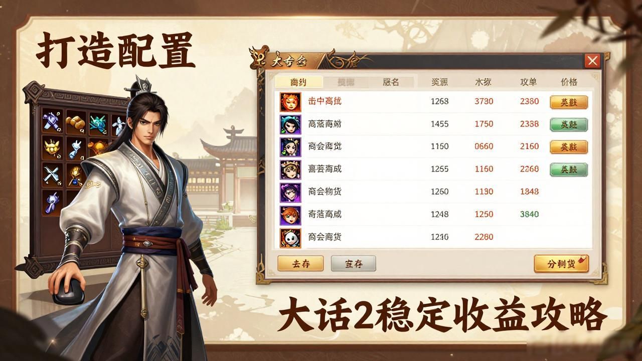 大话西游2战绩有什么用_大话2 经典游戏收益战绩稳定_大话西游服战