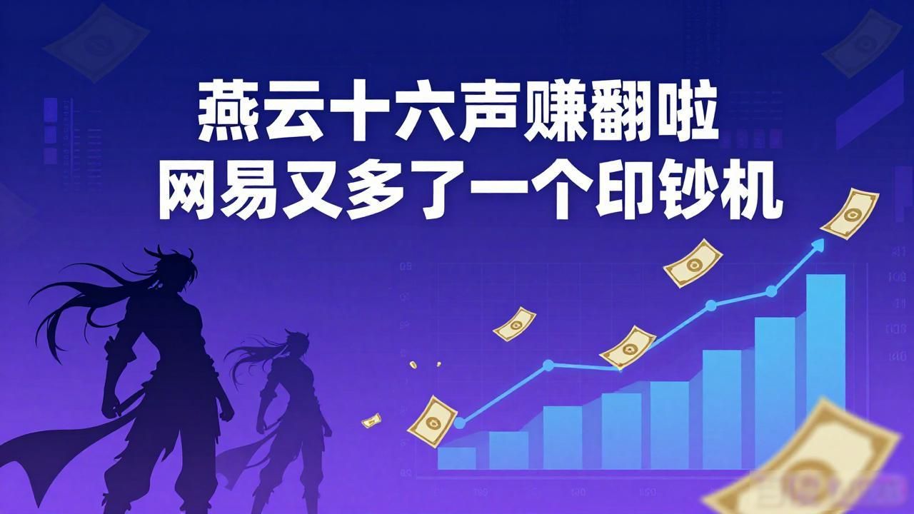 燕云十六声赚翻啦 网易又多了一个印钞机