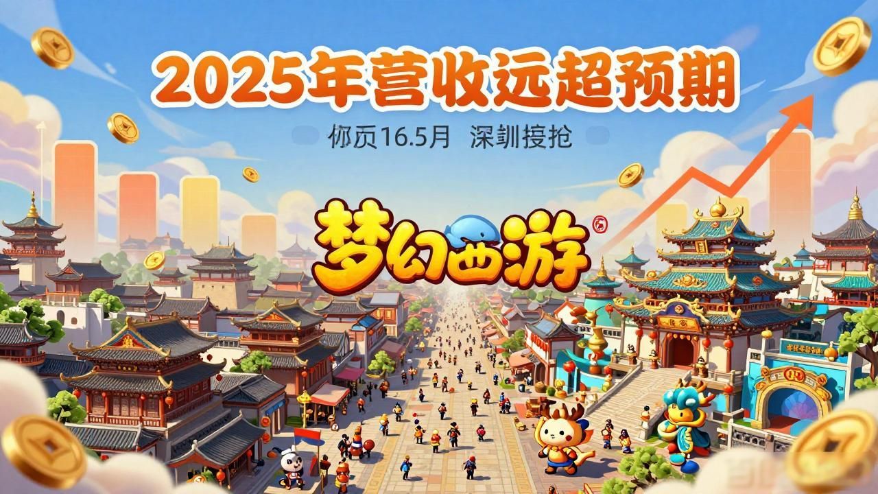 梦幻西游端游营收_梦幻西游营收_梦幻西游2025年营收超预期，游戏业务收益稳定