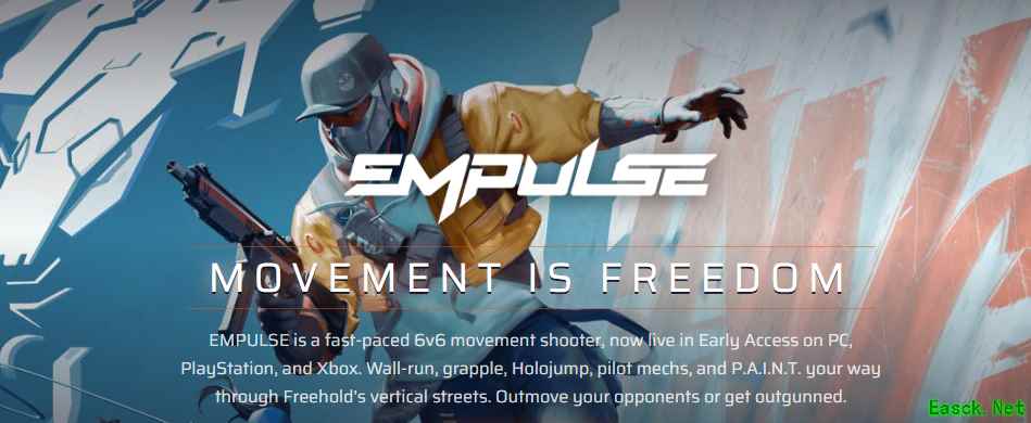 EMPULSE正式发售：6v6高速垂直射击游戏登陆全平台