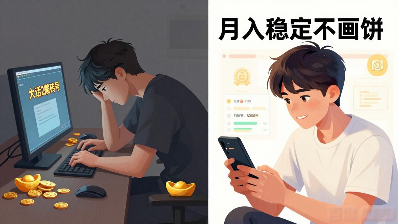 大话2搬砖实录 月入稳定不画饼