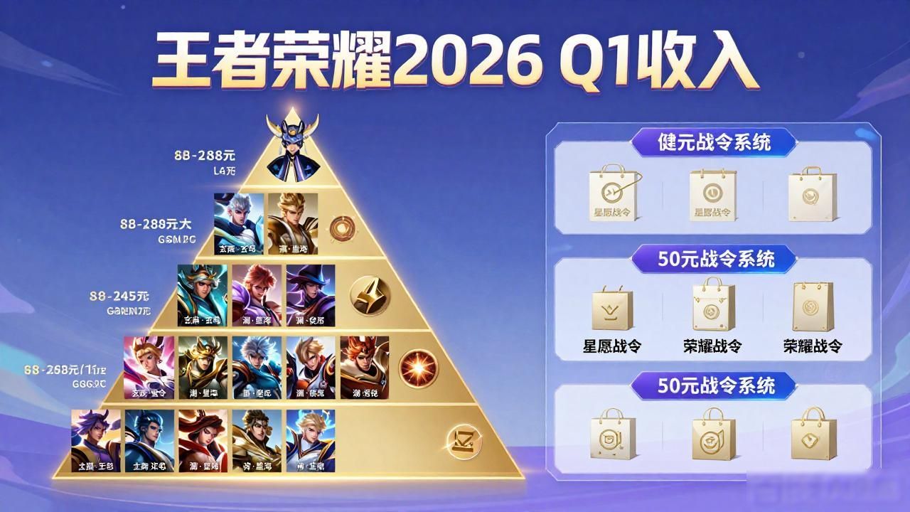 腾讯游戏王者荣耀2026年一季度营收_腾讯王者荣耀2020春节收入_王者去年营收