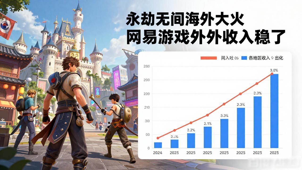 网易海外收入占比_网易在国外的市场占有欲率_永劫无间 国际平台表现强劲，网易游戏海外收入稳定