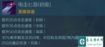 战歌竞技场电击匕首怎么样 点击匕首图鉴