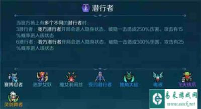 战歌竞技场运气型羁绊介绍 潜行者与你同在