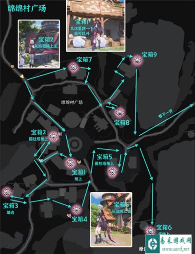 异环绵绵村宝箱全收集路线一览 绵绵村宝箱位置在哪