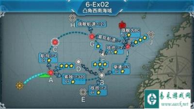 战舰少女6-EX02凸角西南海域通关心得