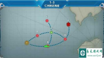 战舰少女仁州附近海域通关简单配置