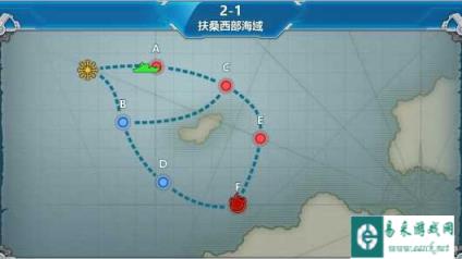 战舰少女扶桑西部海域通关配置分享